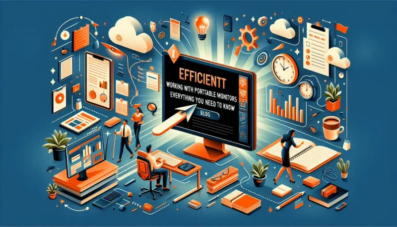 Efficiënt werken met portable monitors: alles wat je moet weten